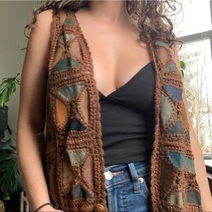 Vintage hippie vest